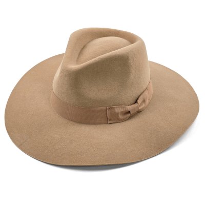Hats - Gårda Marcola Wide brimmed Fedora (beige)