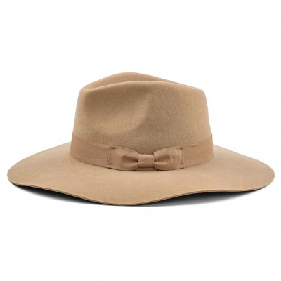 Hats - Gårda Marcola Wide brimmed Fedora (beige)
