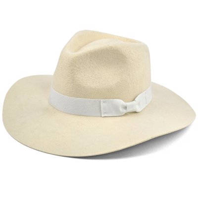 Hats - Gårda Marcola Wide brimmed Fedora (white)
