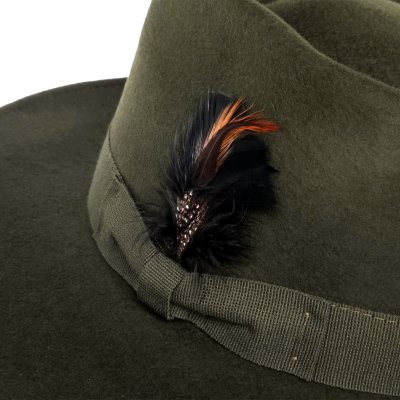 Hats - Gårda Molinella Crushable Wool felt Fedora (green)