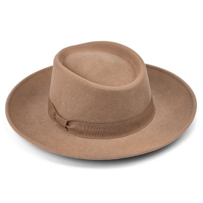 Hats - Gårda Napoli Fedora Wool Hat (beige)