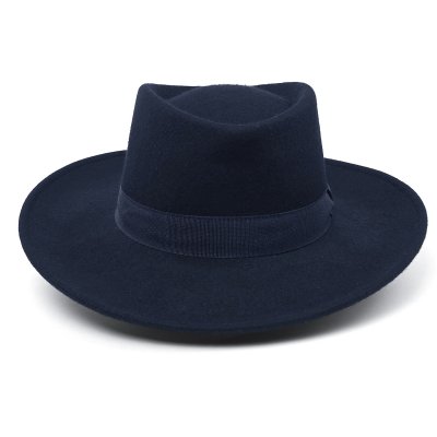 Hats - Gårda Napoli Fedora Wool Hat (navy)