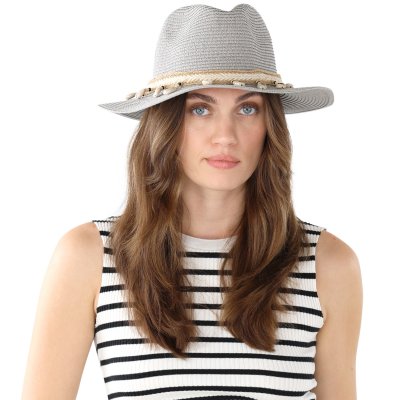 Straw Hat - Gårda Nerja Fedora (grey)