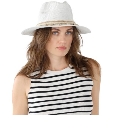 Straw Hat - Gårda Nerja Fedora (white)