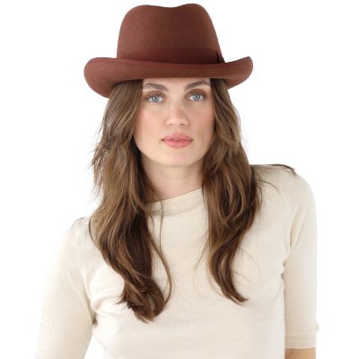 Hats - Gårda Ocala Player Woolfelt (brown)