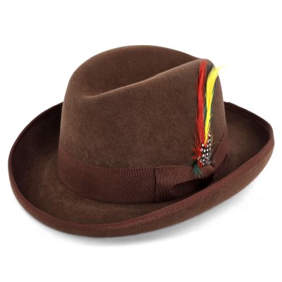 Hats - Gårda Ocala Player Woolfelt (brown)