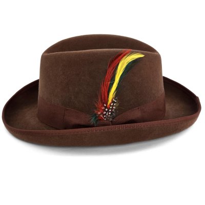 Hats - Gårda Ocala Player Woolfelt (brown)