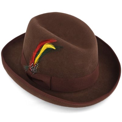 Hats - Gårda Ocala Player Woolfelt (brown)