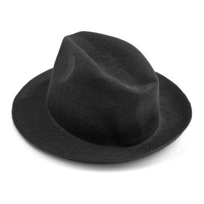 Hats - Gårda Osiglia Fedora Wool Hat (black)