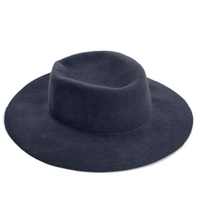 Hats - Gårda Pinerolo Unstructured Wool Hat (blue)
