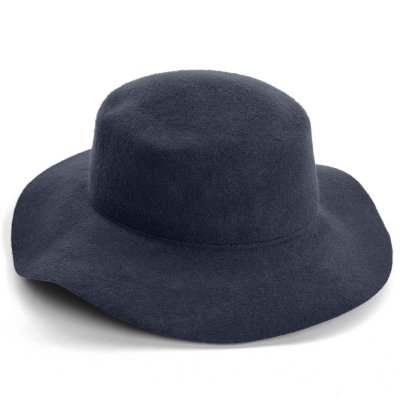 Hats - Gårda Pinerolo Unstructured Wool Hat (blue)