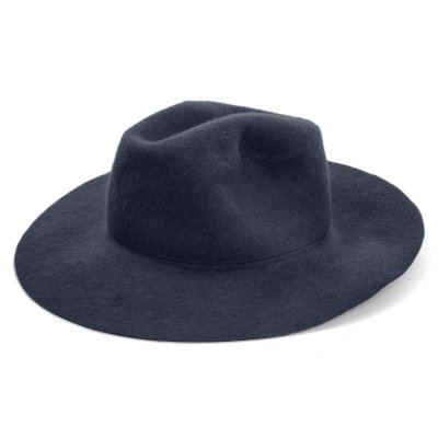 Hats - Gårda Pinerolo Unstructured Wool Hat (blue)