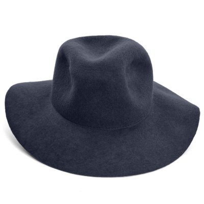 Hats - Gårda Pinerolo Unstructured Wool Hat (blue)