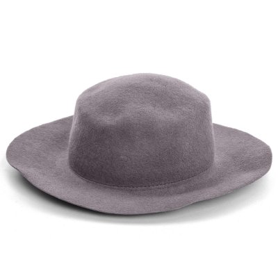 Hats - Gårda Pinerolo Unstructured Wool Hat (grey)