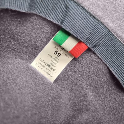 Hats - Gårda Pinerolo Unstructured Wool Hat (grey)