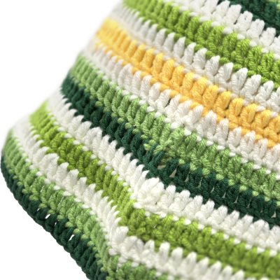 Hats - Gårda Solero Knitted Bucket Hat (green/multi)