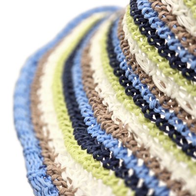 Hats - Gårda Tecina Knitted Bucket Hat (blue/multi)