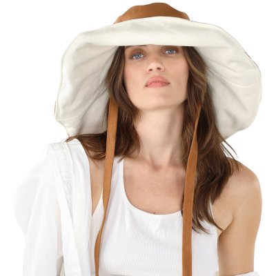 Hats - Gårda UV Protection sun hat (brown)
