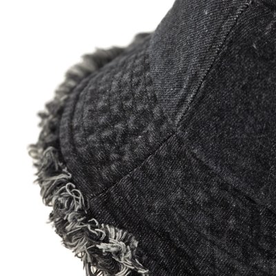 Hats - Gårda Vintage Denim bucket hat (dark grey)