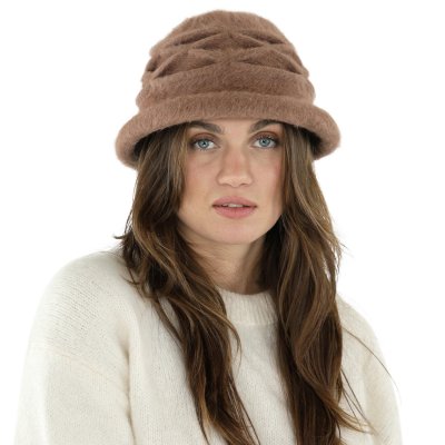 Hats - Gårda Atri Angora Cloche (brown)