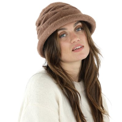 Hats - Gårda Atri Angora Cloche (brown)