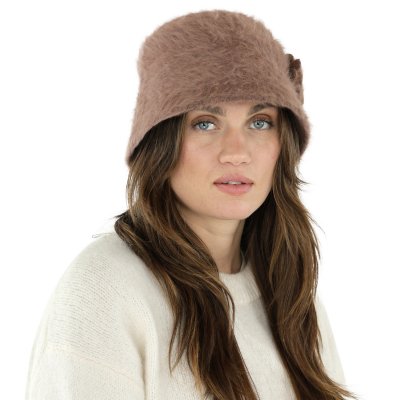 Hats - Gårda Le Vigan Angora Bucket Hat (brown)