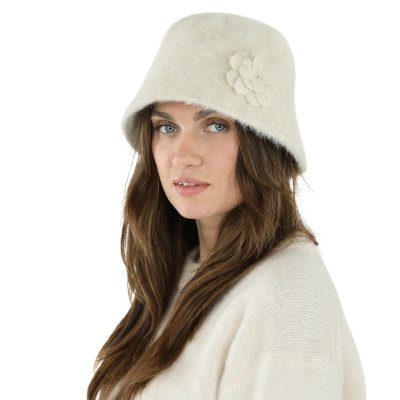 Hats - Gårda Le Vigan Angora Bucket Hat (white)