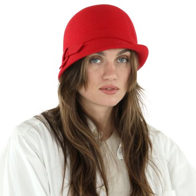 Hats - Gårda Ofena Wool Cloche (red)