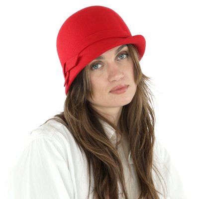 Hats - Gårda Ofena Wool Cloche (red)
