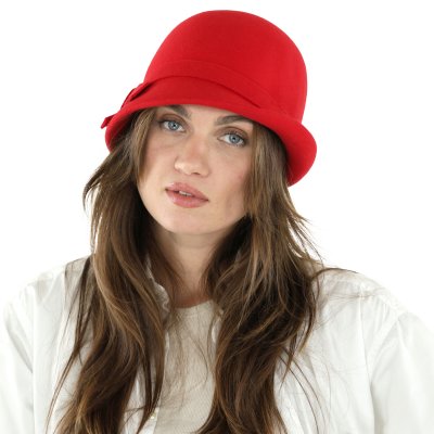 Hats - Gårda Ofena Wool Cloche (red)