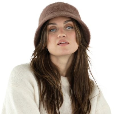 Hats - Gårda Orvieto Angora Bucket Hat (brown)