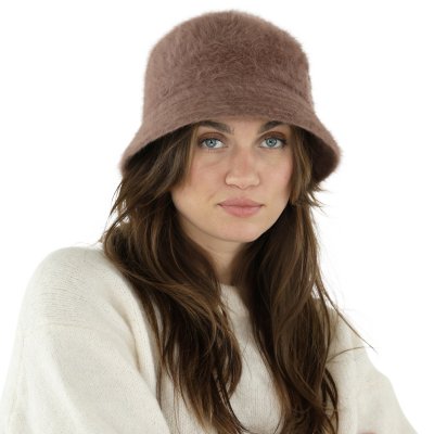 Hats - Gårda Orvieto Angora Bucket Hat (brown)