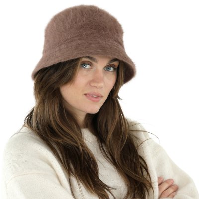 Hats - Gårda Orvieto Angora Bucket Hat (brown)