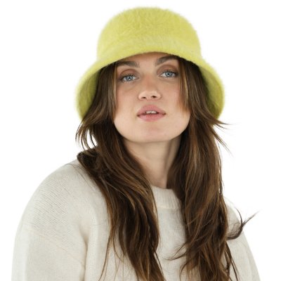 Hats - Gårda Orvieto Angora Bucket Hat (yellow)