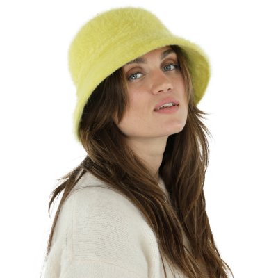 Hats - Gårda Orvieto Angora Bucket Hat (yellow)