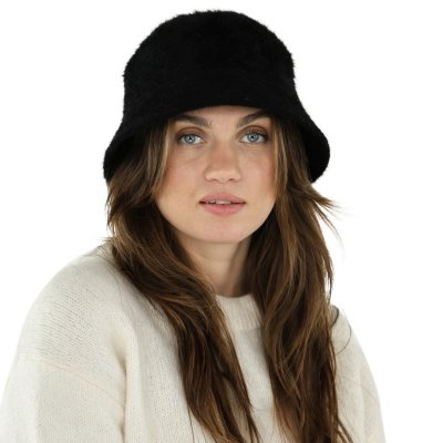 Hats - Gårda Orvieto Angora Bucket Hat (black)