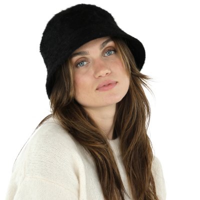 Hats - Gårda Orvieto Angora Bucket Hat (black)