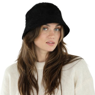Hats - Gårda Orvieto Angora Bucket Hat (black)