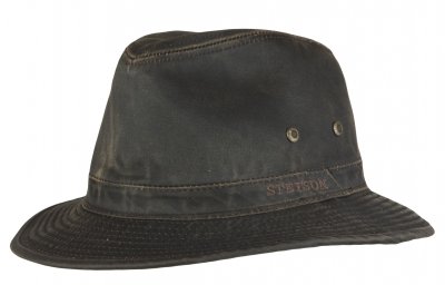 Hats - Stetson Ava Traveller Cotton/Polyester (dark brown)