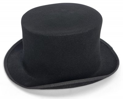 Hats - Gårda Chiesa Top Hat Wool (black)