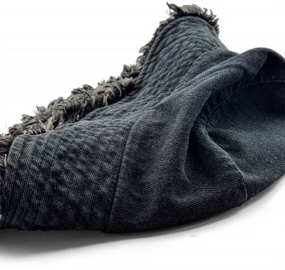 Hats - Gårda Brooke Denim Bucket Hat (black)