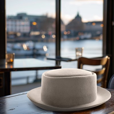 Hats - Gårda Cairns Pork Pie (light grey)