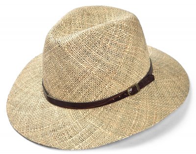 Hats - Gårda Ferrara Seagrass Fedora (natural)