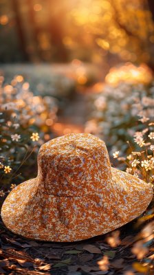 Hats - Gårda Flavia Bucket Hat (orange)