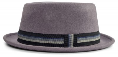 Hats - Gårda Gallio Pork Pie Wool Hat (grey)