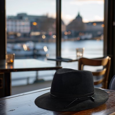 Hats - Gårda Newport Fedora (black)