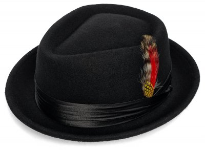 Hats - Gårda Perth Pork Pie (black)