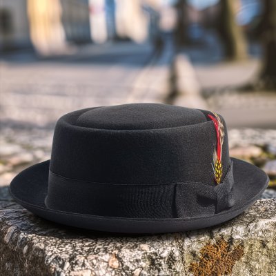Hats - Gårda Russel Pork Pie (black)