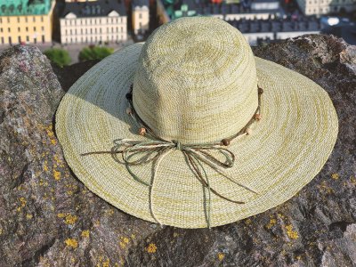 Hats - Gårda Straw Hat Beads (natural)