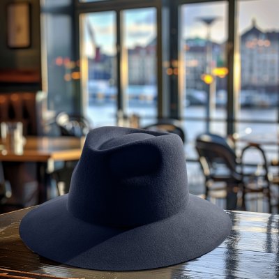 Hats - Gårda Townsville Fedora (dark blue)
